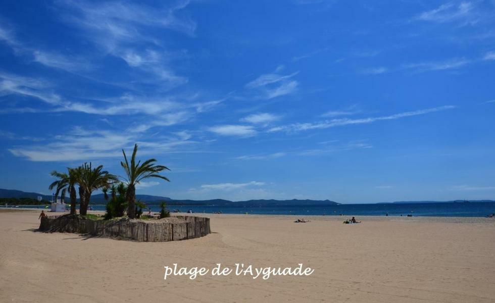 Plage A 400 M Studio Tout Confort Terrasse Clim Parking 히에레 외부 사진
